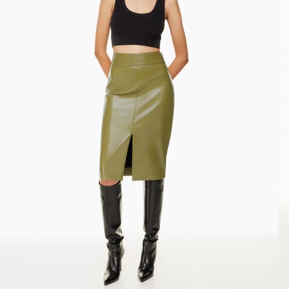 Aritzia Babaton Fen Green Skirt Set - Picture 14 of 14